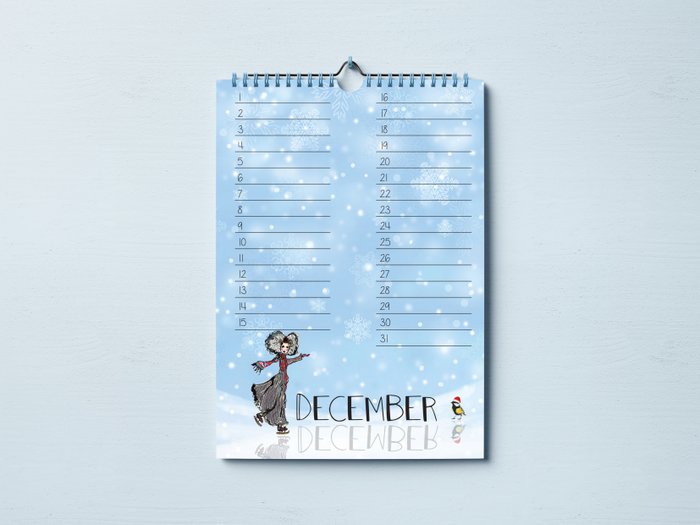 Verjaardagskalender Zeeuws meisje