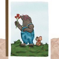 Postcard - Love is not blind