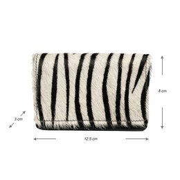 Ladies Wallet Black Leather RFID In 10 Prints