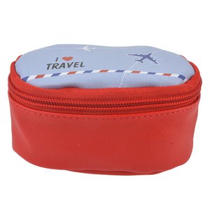 Toiletry bag 12x8x6 cm red