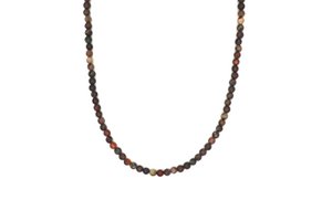 ketting Rantai Empat Oceaan jaspis (4mm), roestvrij staal