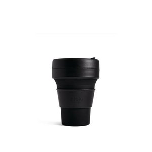 Stojo - Pocket Cup 355 ml Ink - Zwart