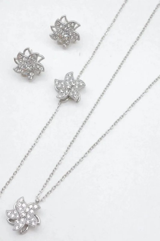 Parure de bijoux en acier inoxydable