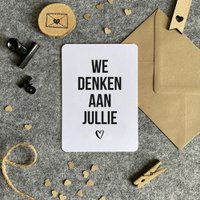 Kaart - We denken aan jullie