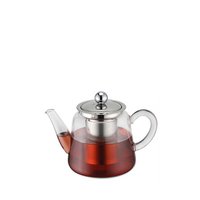 Teekanne aus Borosilikatglas mit Teefilter 250 ml