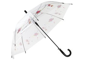 UMBRELLA POE INOX 82X82X66 8 TRANSPARENT RODS PW192198