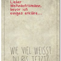 Postkarte "Wieviel weißt du?"