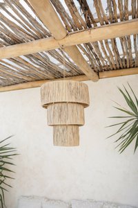 Handmade Raffia Lampshade – Boho lamps – Hippie Monkey