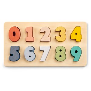Zahlenpuzzle aus Holz