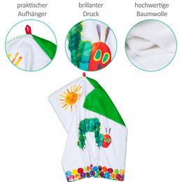 Kinder Decke Raupe Nimmersatt, 75 x 90