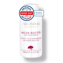 Argan skin oil, 100 ml, natural, organic, moisturizing, for all skin types, promotes skin regeneration.