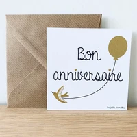 Card and envelope - Happy birthday