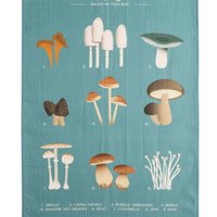 BALADE EN SOUS BOIS - Printed Tea towel in halflinen 50x75