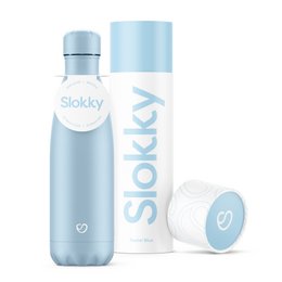 Slokky Pastel Blue Bottle & Lid - 500ml