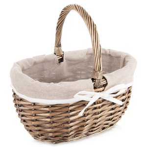 Picknickmand rieten 32.5x24x32 cm