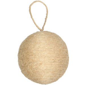 Jute Bol Jutta om op te hangen, D10cm, naturel