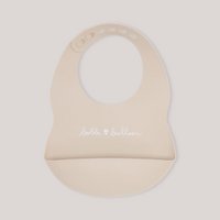 Silicone bib - Oyster Beige