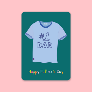 Happy Father's Day Postcard