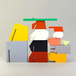 Floris Hovers Animaux en bois - couleur