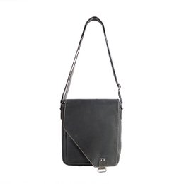 Umhängetasche in 3 Farben Buffalo -Leder mit einem Wickelventil und zwei Magnetverschlüssen - Crossbody -Tasche