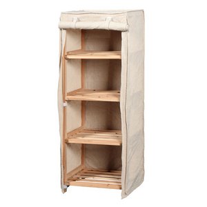 FURNITURE 4 NATURAL TEXTILE SHELVES -KIT HH300012