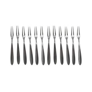 Set mit 12 Fackelmann-Schneckengabeln