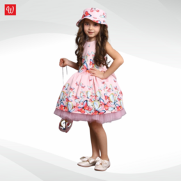 Children's dress with hat and bag "Butterfly"/BE 454-700
