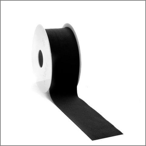 Lint - Velvet - 40mm x 5m - Black