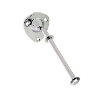 6x Bolzeep houder / zeepstang chroom