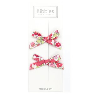 Liberty of London Schoolgirl Bows - Betsy Red