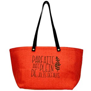 Mademoiselle bag, "Perfect with lots of pretty flaws" anjou orange