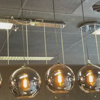 Hanglamp Smoke Glas 5-Licht