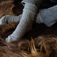 Wool socks anthracite