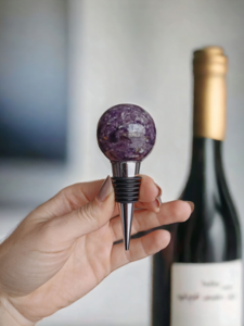 Wijnstopper bol Amethist