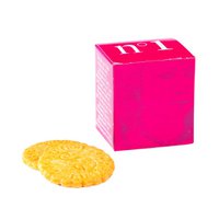 Pure fresh butter plain shortbread biscuits - Mini cardboard cube n°1 35 g