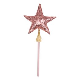 “Pink Sequins” Faire-tale Crown and Wand Magic Set