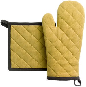 Grace Badiane recyceltes Küchenhandschuh-/Topflappen-Set 15 x 32