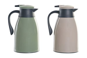 THERMOS PP GLASS 17X14X26 1L 2 ASSORTED. PC194379