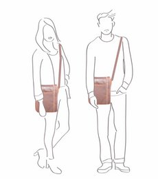 Arrigo skuldertaske eller crossbody taske lavet af brunt vokset læder med en stor flap med magnetisk lukning