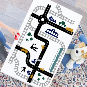 XL voordeelpakket Sticky Roads & Rails speelstickers