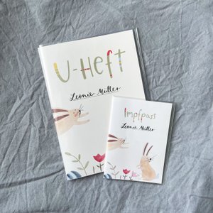 U-Heft Hülle Hase, Geschenk zur Schwangerschaft oder Geburt, mit Fach für Impfpass und Gesundheitskarte 