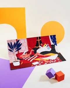 Two panthers, Marie Guillard - 540 pieces