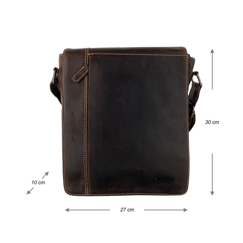 Borsa a tracolla in 3 colori - Tracolla - Pelle di bufalo - In 3 colori