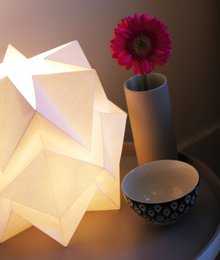 Origami Paper Table Lamp - Size S