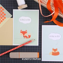 Postkarte Fuchs Hajo
