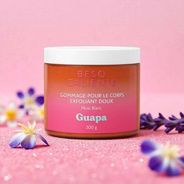  White musk body scrub with gentle exfoliating properties