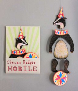 Kindergarten Zirkus Dachs Kinetic Mobile
