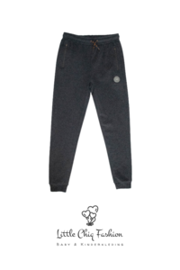 LewyLou NO4 Jogger schwarz mit Orange