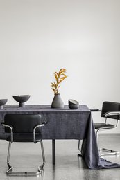 Linnen Tafelkleed Houtskool (330x145 cm)