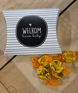 Gondola Box Filled with Toffees - Welcome Little One